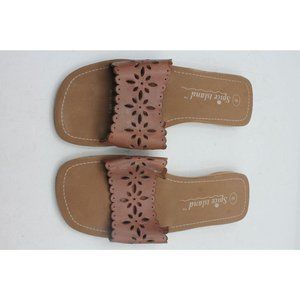 Spice Island Sandals Shoe Size: 8 Leather Upper Be